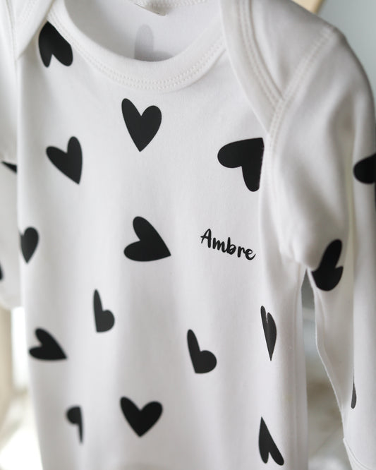 Body combinaison GROS COEURS