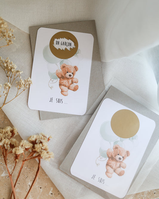 Carte à gratter JE SUIS