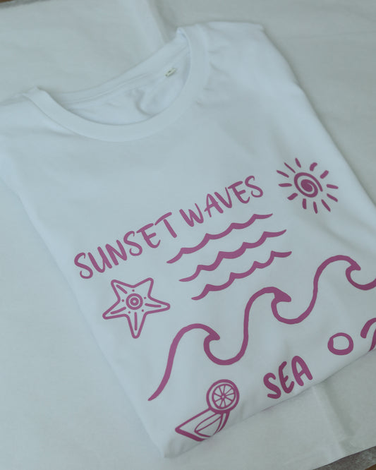 T-shirt SUNSET WAVES