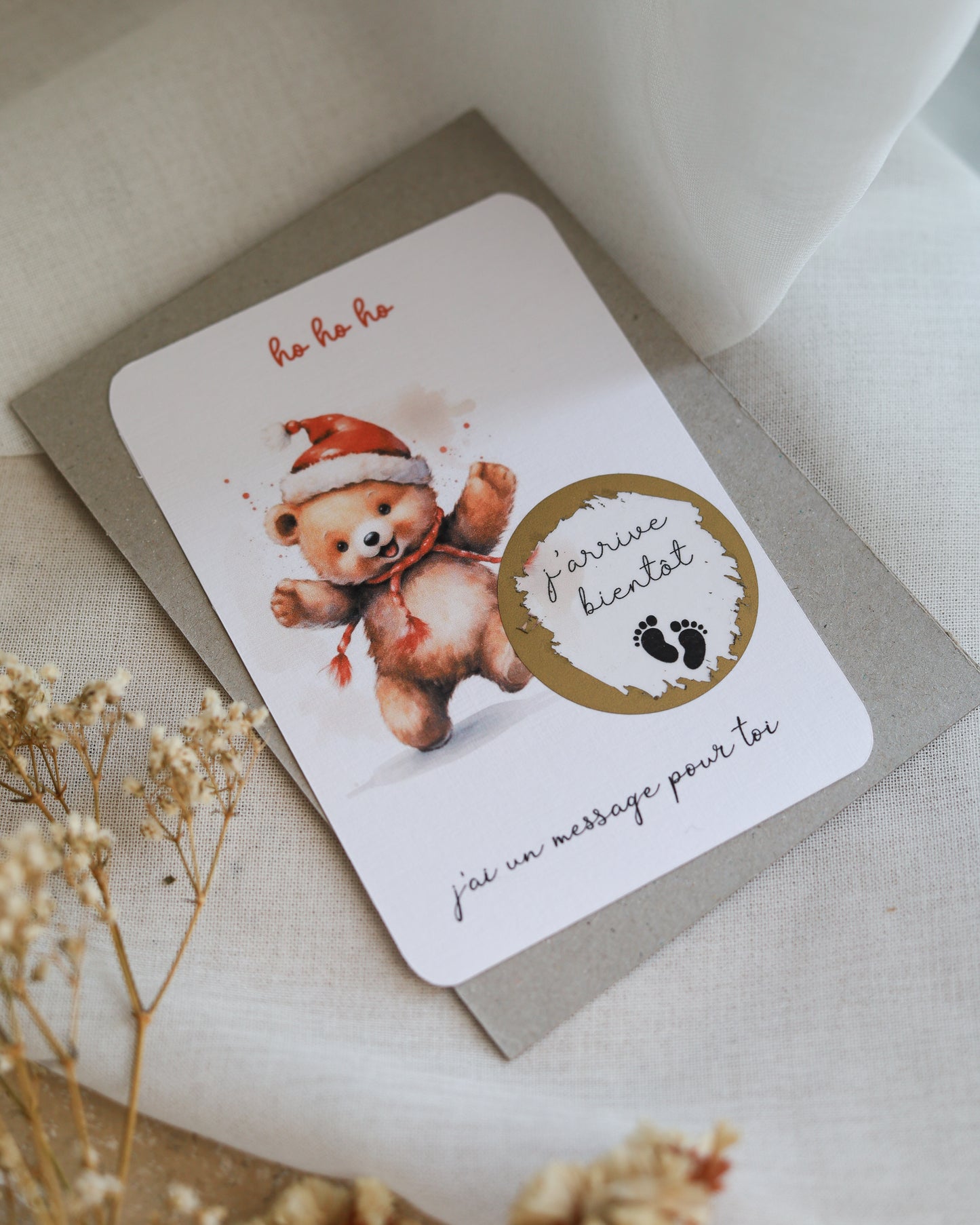 Carte à gratter NOËL