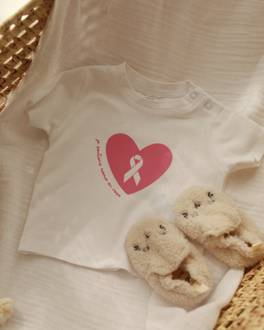 T-shirt bébé RUBAN ROSE