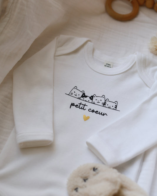 Body manches longues CHATS