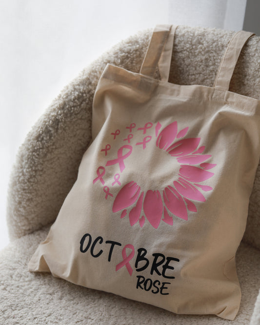 Tote bag OCTOBRE ROSE