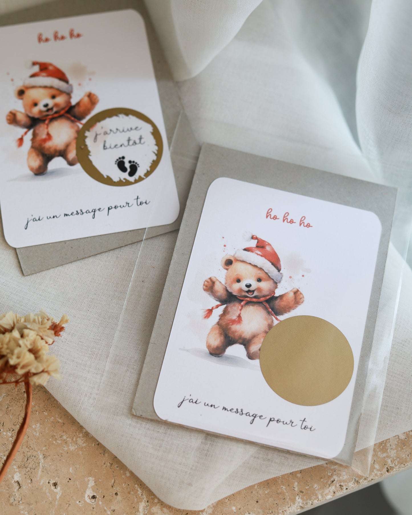 Carte à gratter NOËL